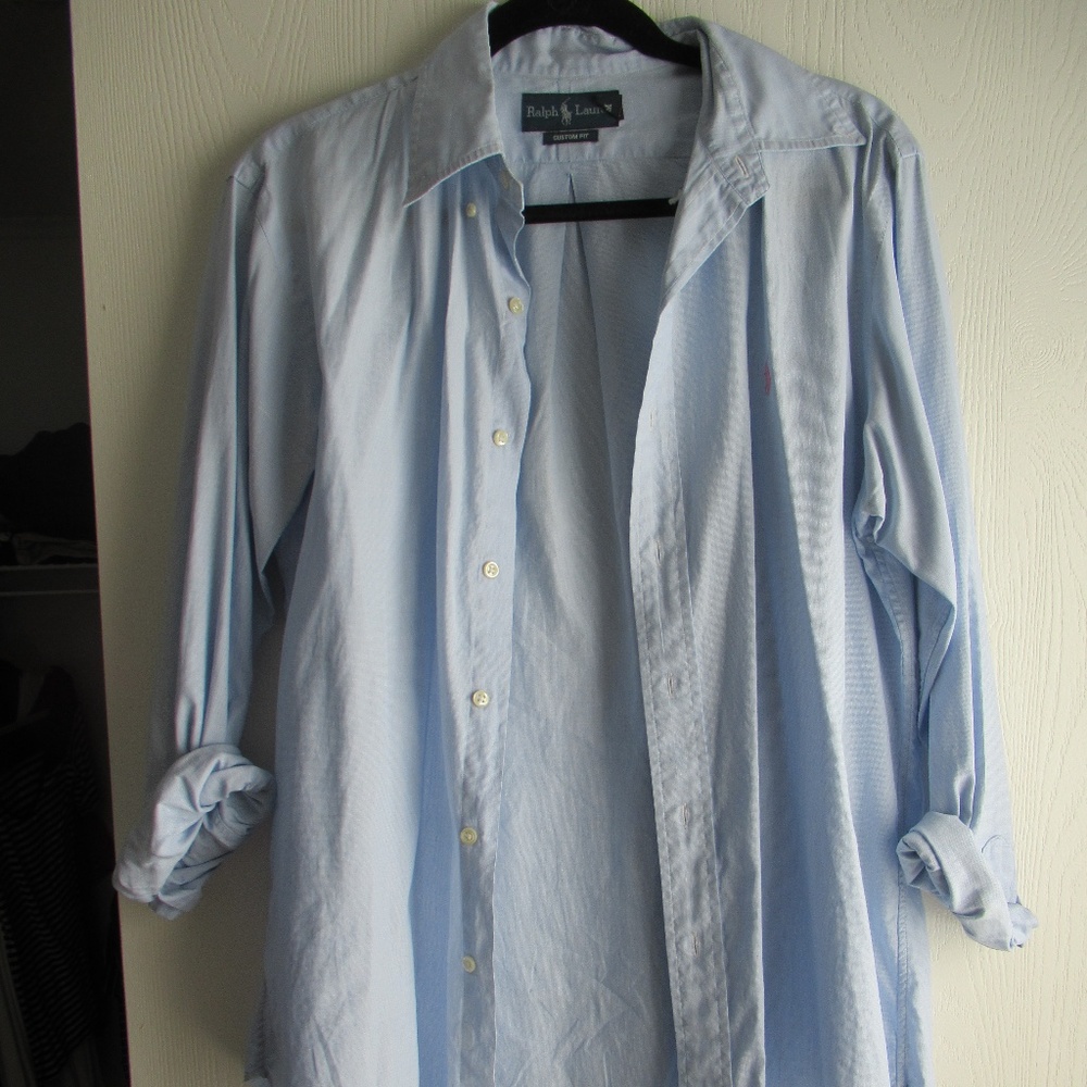 Ralph Lauren Long Sleeve Ladies long Blue Top